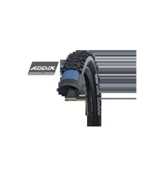 SCHWALBE SMART SAM 29X2.60 65-622 HS476, PERFORMANCE DD, ADDIX, E-50, BLACK