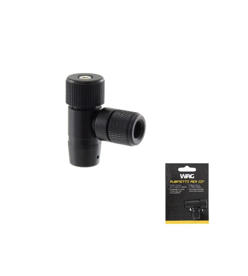 WAG RUBINETTO CO2 ALUMINIO NERO
