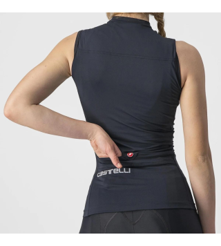 CASTELLI SOLARIS SLEEVLESS JERSEY BLACK