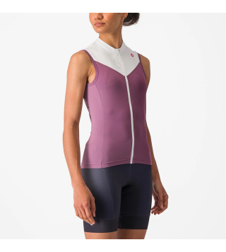 CASTELLI SOLARIS SLEEVLESS JERSEY DEEP PURPLE