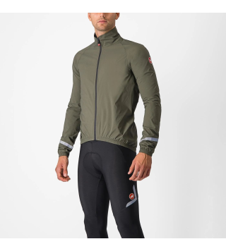 CASTELLI EMERGENCY 2  RAIN JKT MILITARY GREEN
