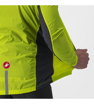 CASTELLI SQUADRA STRETCH JACKET ELECTRIC LIME