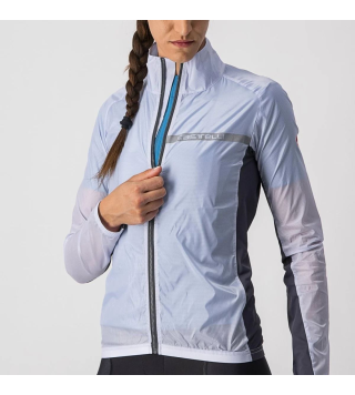 CASTELLI SQUADRA STRETCH W JACKET SILVER GRAY