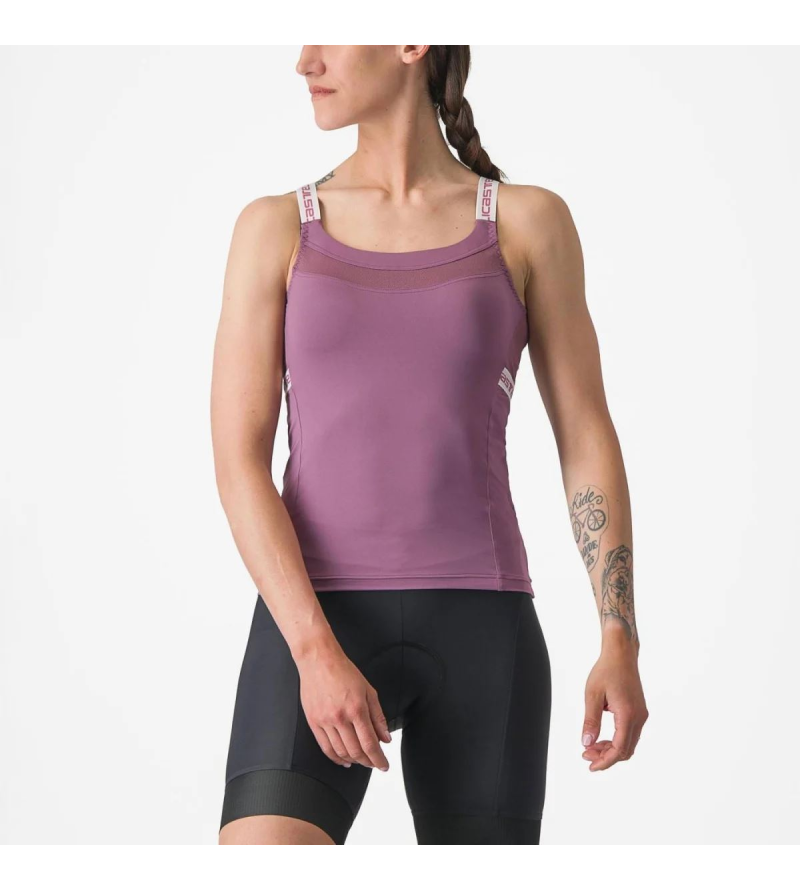 CASTELLI BAVETTE TOP DEEP BORDEAUX DEEP PURPLE