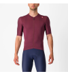 CASTELLI ESPRESSO JERSEY DEEP BORDEAUX/SILVER MOON