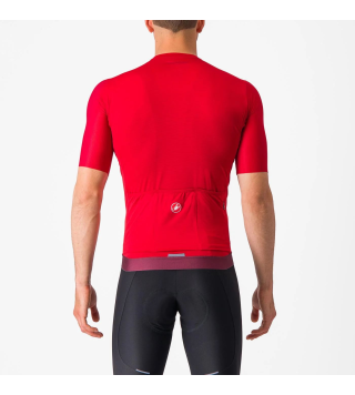 CASTELLI ESPRESSO JERSEY RICH RED/DEEP BORDEAUX
