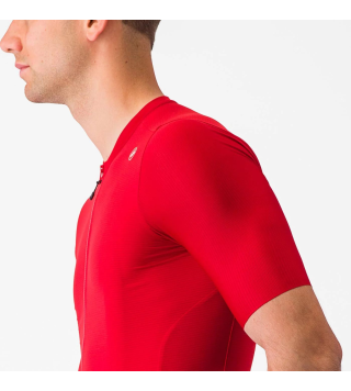 CASTELLI ESPRESSO JERSEY RICH RED/DEEP BORDEAUX