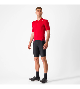 CASTELLI ESPRESSO JERSEY RICH RED/DEEP BORDEAUX