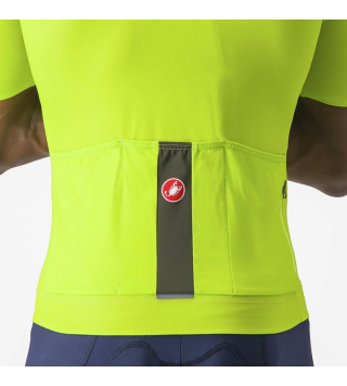 CASTELLI ELEMENTS JERSEY ELECTRIC LIME DEEP GREEN