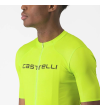 CASTELLI ELEMENTS JERSEY ELECTRIC LIME DEEP GREEN