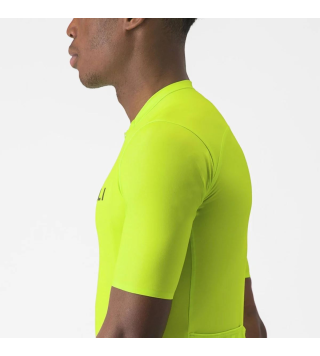 CASTELLI ELEMENTS JERSEY ELECTRIC LIME DEEP GREEN