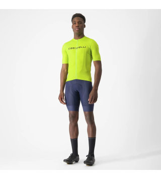 CASTELLI ELEMENTS JERSEY ELECTRIC LIME DEEP GREEN
