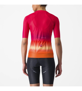 CASTELLI CLIMBER'S 4.0 W HIBISCUS PINK ORANGE