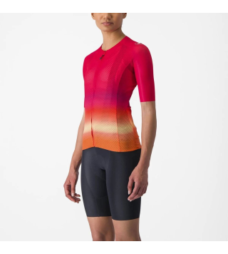 CASTELLI CLIMBER'S 4.0 W HIBISCUS PINK ORANGE