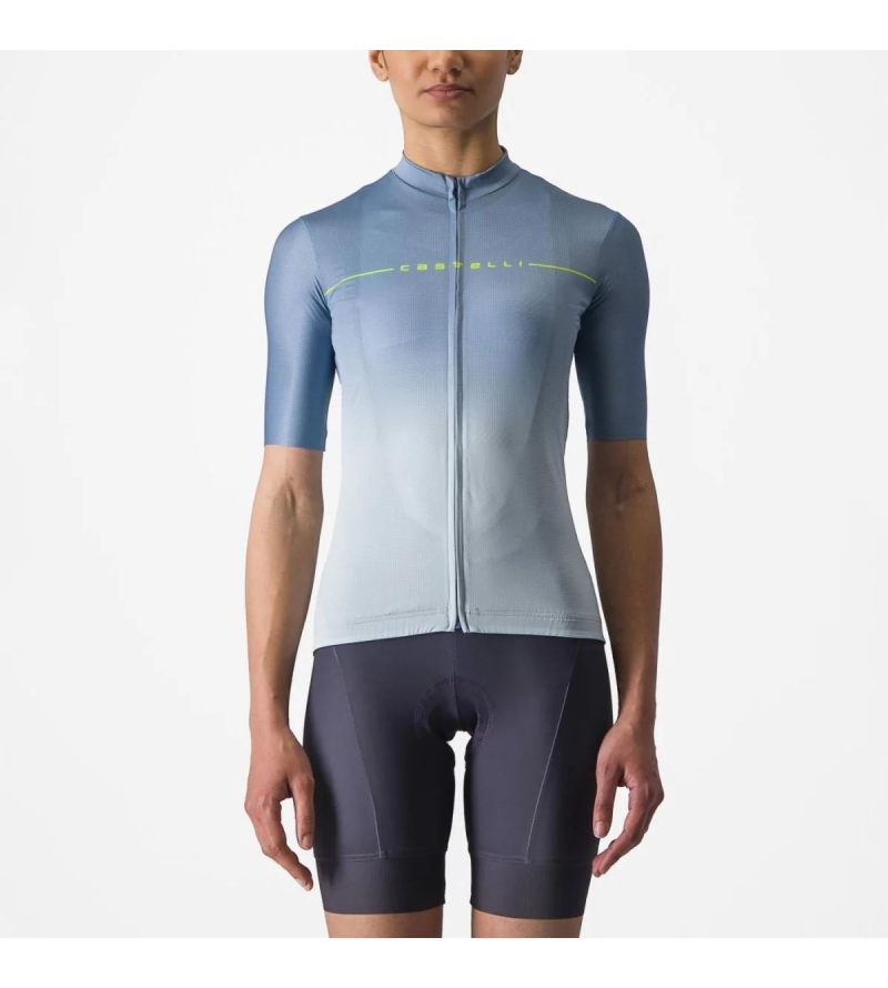 CASTELLI SALITA JERSEY STEEL BLUE WINTER SKY ELETTRIC
