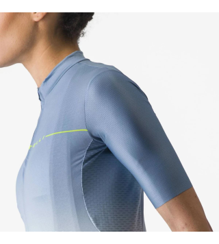 CASTELLI SALITA JERSEY STEEL BLUE WINTER SKY ELETTRIC