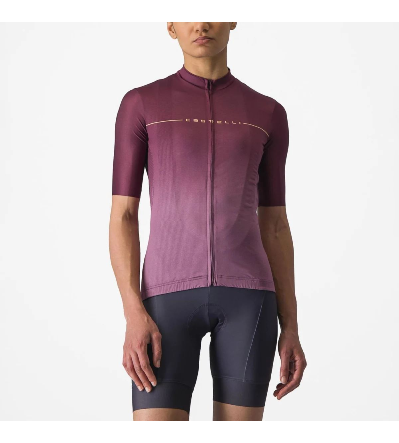 CASTELLI SALITA JERSEY DEEP BORDEAUX DEEP PURPLE IVORY