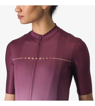 CASTELLI SALITA JERSEY DEEP BORDEAUX DEEP PURPLE IVORY