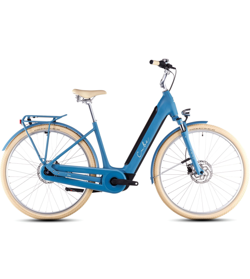 CUBE ELLA HYBRID 500 2025 SPHEREBLUE' N' CREME