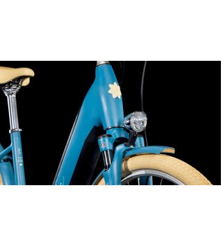 CUBE ELLA HYBRID 500 2025 SPHEREBLUE' N' CREME