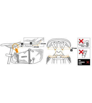 ORTLIEB SEAT PACK  QR13L BLACK