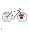 ORTLIEB BACK ROLLER 29 L RED COPPIA