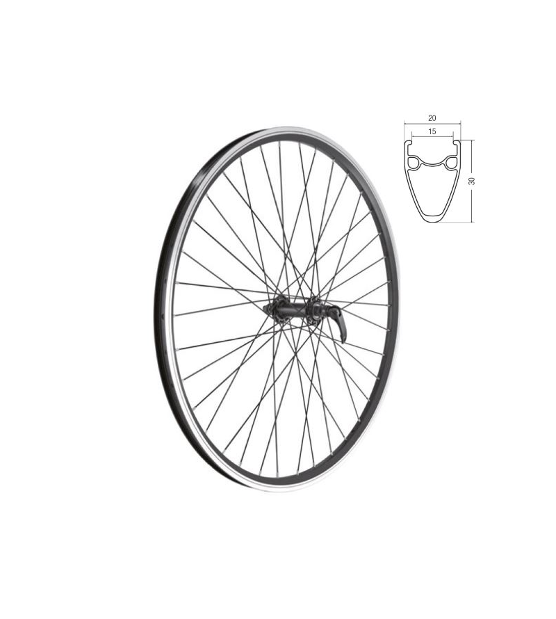 RMS RUOTA POSTERIORE TREKKING 28" FILETTO QR