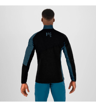 KARPOS FEDERIA FLEECE HALF ZIP BLACK MIDNIGHT