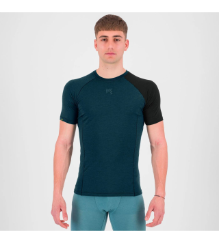 KARPOS DINAMICO MERINO 130 T-SHIRT MINDNIGHT BLACK