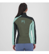 KARPOS FEDERIA W FLEECE HALF ZIP THYME/BLACK SAND