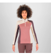 KARPOS FEDERIA W FLEECE HALF ZIP DECO ROSE