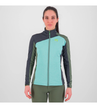 KARPOS FEDERIA W FLEECE ACQUA SKY BLACK SAND THYME