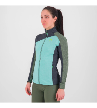 KARPOS FEDERIA W FLEECE ACQUA SKY BLACK SAND THYME