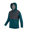 ENDURA TRAILSTER TECH HOODIE BLU/DKBLU