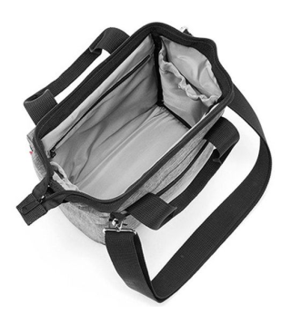 KLICKFIX BORSA MANUBRIO ROOMY TWIST SILVER