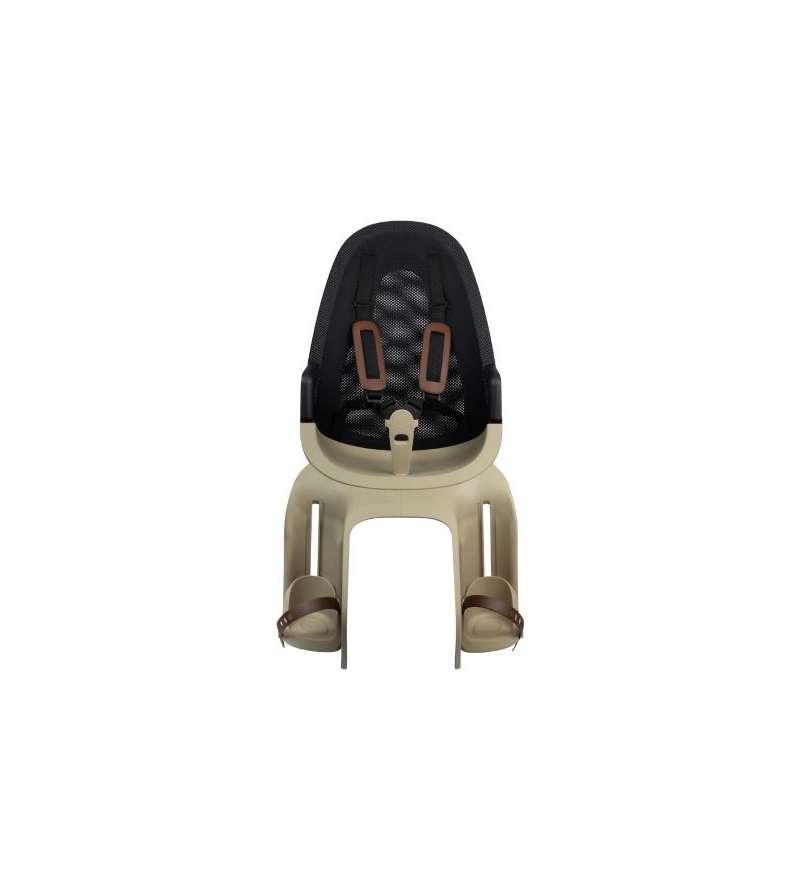 QUIBELL SEGGIOLINO POSTERIORE AIR REAR DA PORTAPACCO NERO CAPUCCINO