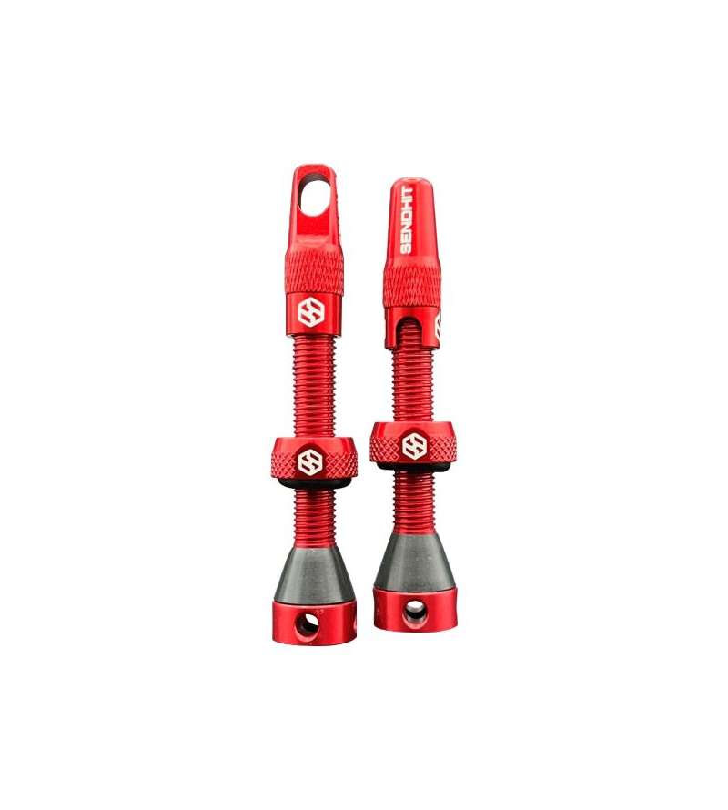 SENDHIT COPPIA VALVOLE TUBELESS 44mm ROSSO