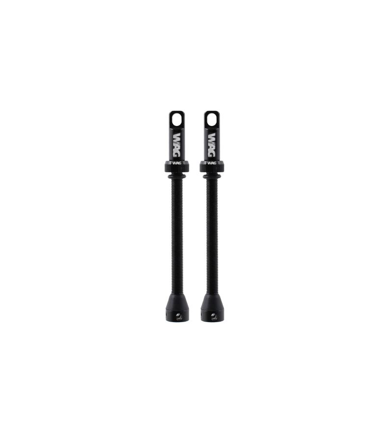 VAG COPPIA VALVOLE TUBELESS 80mm NERO