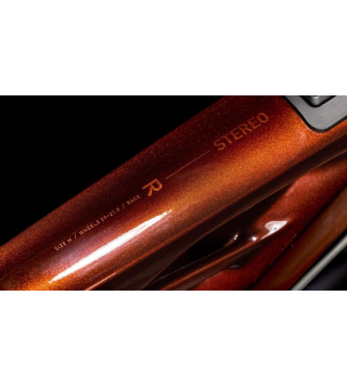 CUBE STEREO HYBRID ONE77 HPC RACE 800 LIQUIDORANGE 'N' ORANGE