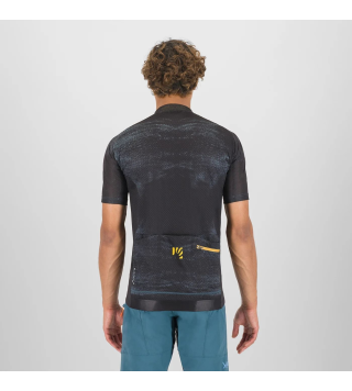 KARPOS LGREEN FIRE JERSEY BLACK/LEMON CURRY