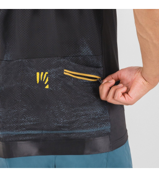 KARPOS LGREEN FIRE JERSEY BLACK/LEMON CURRY