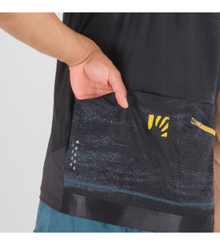 KARPOS LGREEN FIRE JERSEY BLACK/LEMON CURRY