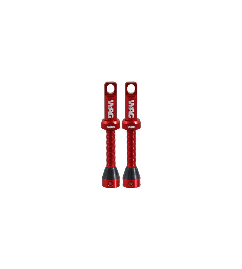 VAG COPPIA VALVOLE TUBELESS 44mm ROSSO