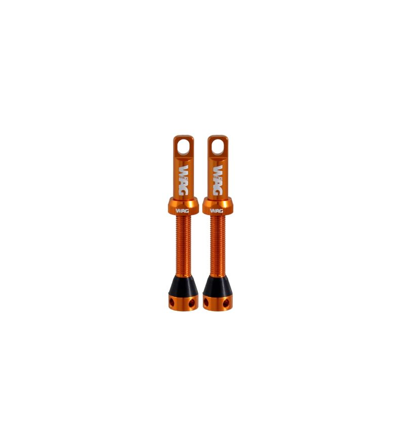 VAG COPPIA VALVOLE TUBELESS 44mm ARANCIO