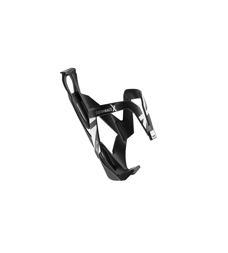 ELITE PORTABORRACCIA CUSTOM RACE X BLACK GLOSSY WHITE GRAPHIC