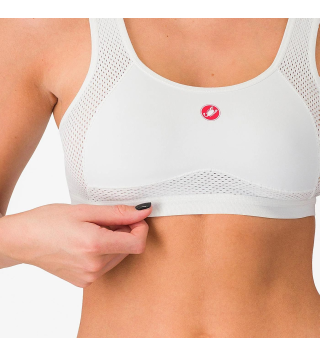 CASTELLI ROSSO CORSA BRA WHITE