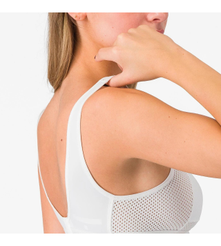 CASTELLI ROSSO CORSA BRA WHITE