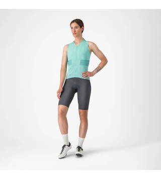 CASTELLI ANIMA 4 SLEEVELESS POOL BLUE