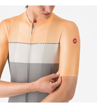 CASTELLI ELEGANTE JERSEY W GUNMETAL GRAY/SILVER MOON-SOFT