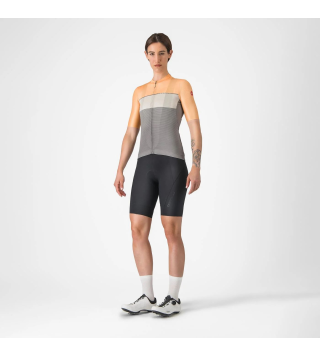 CASTELLI ELEGANTE JERSEY W GUNMETAL GRAY/SILVER MOON-SOFT